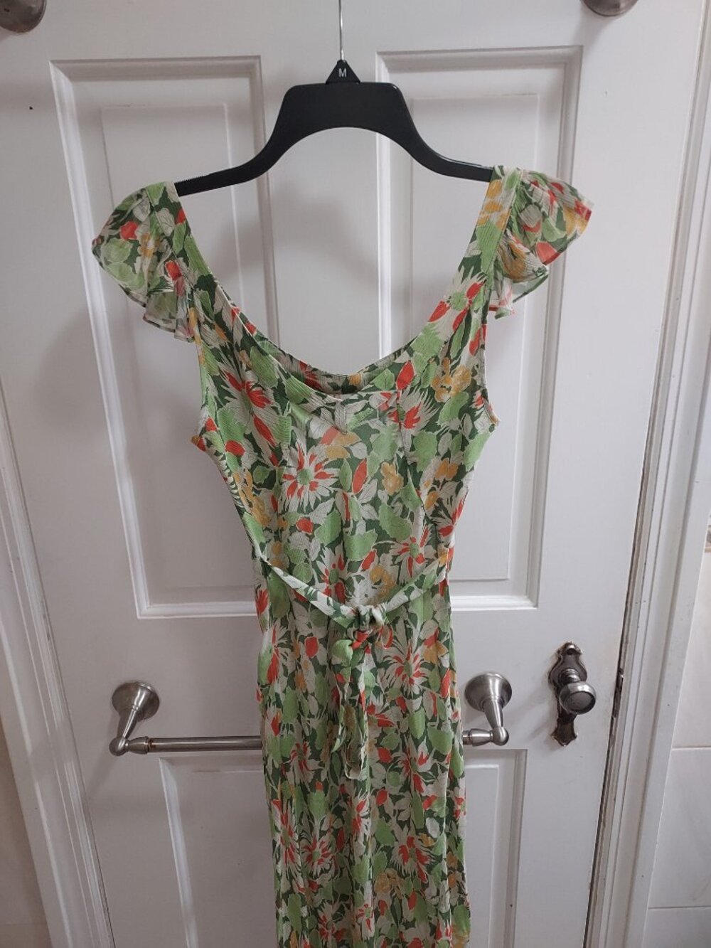 Realisation Par Lila Green Meadow Maxi Floral Sleeveless Scoop Neck Dress - Picture 7 of 10